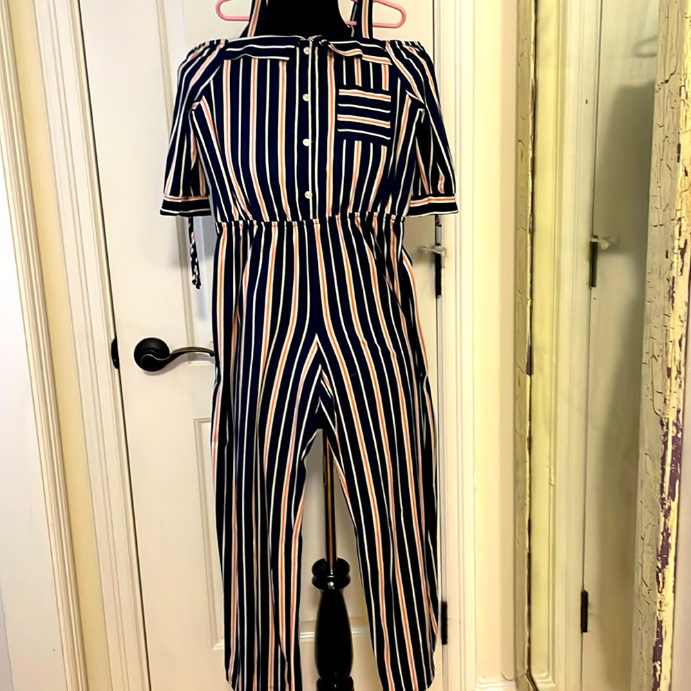 Striped Jump Suit